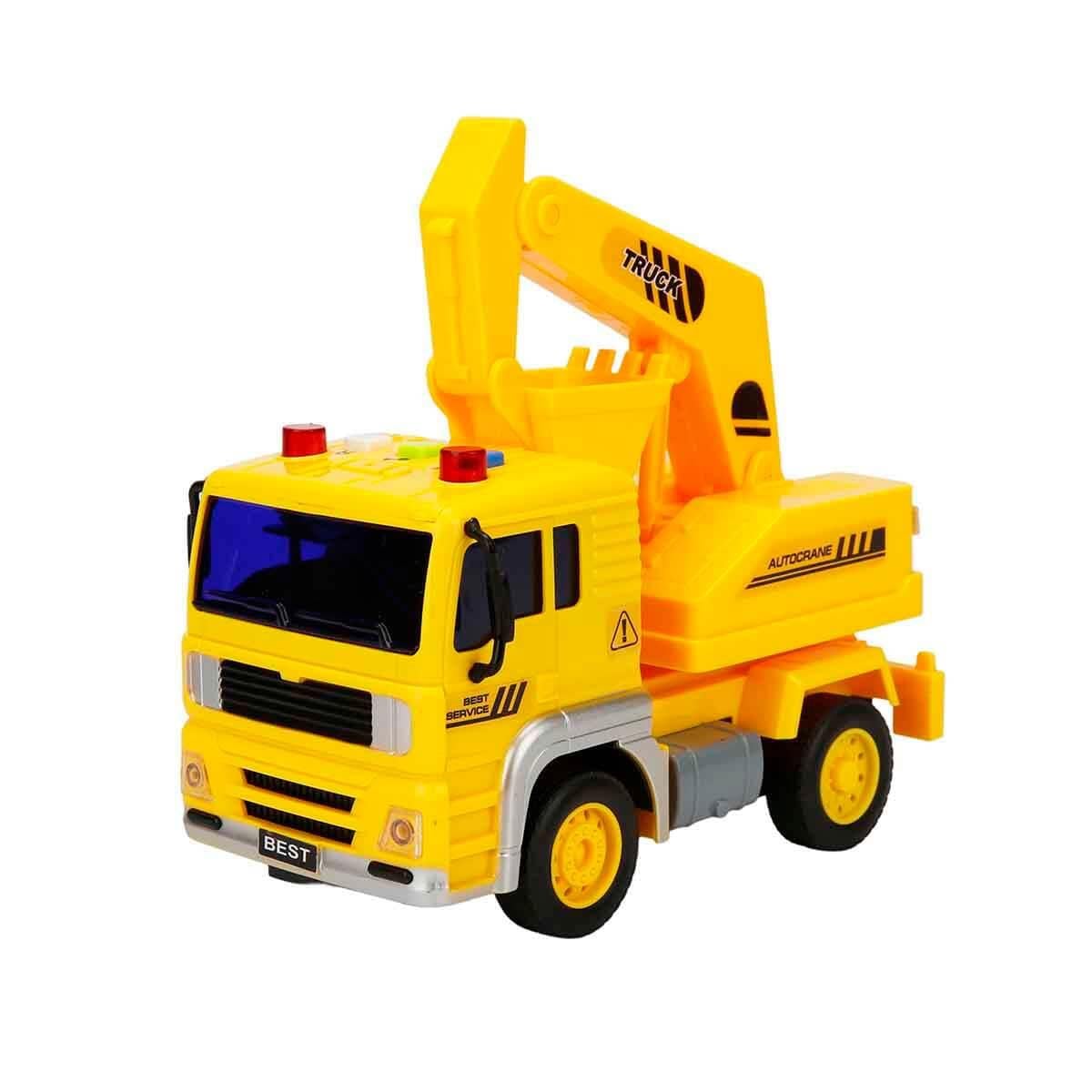 Breadcrumbut, Sunman, Maxx Wheels Sesli ve Işıklı İnşaat Araçları 20 cm 31483 Kepçe