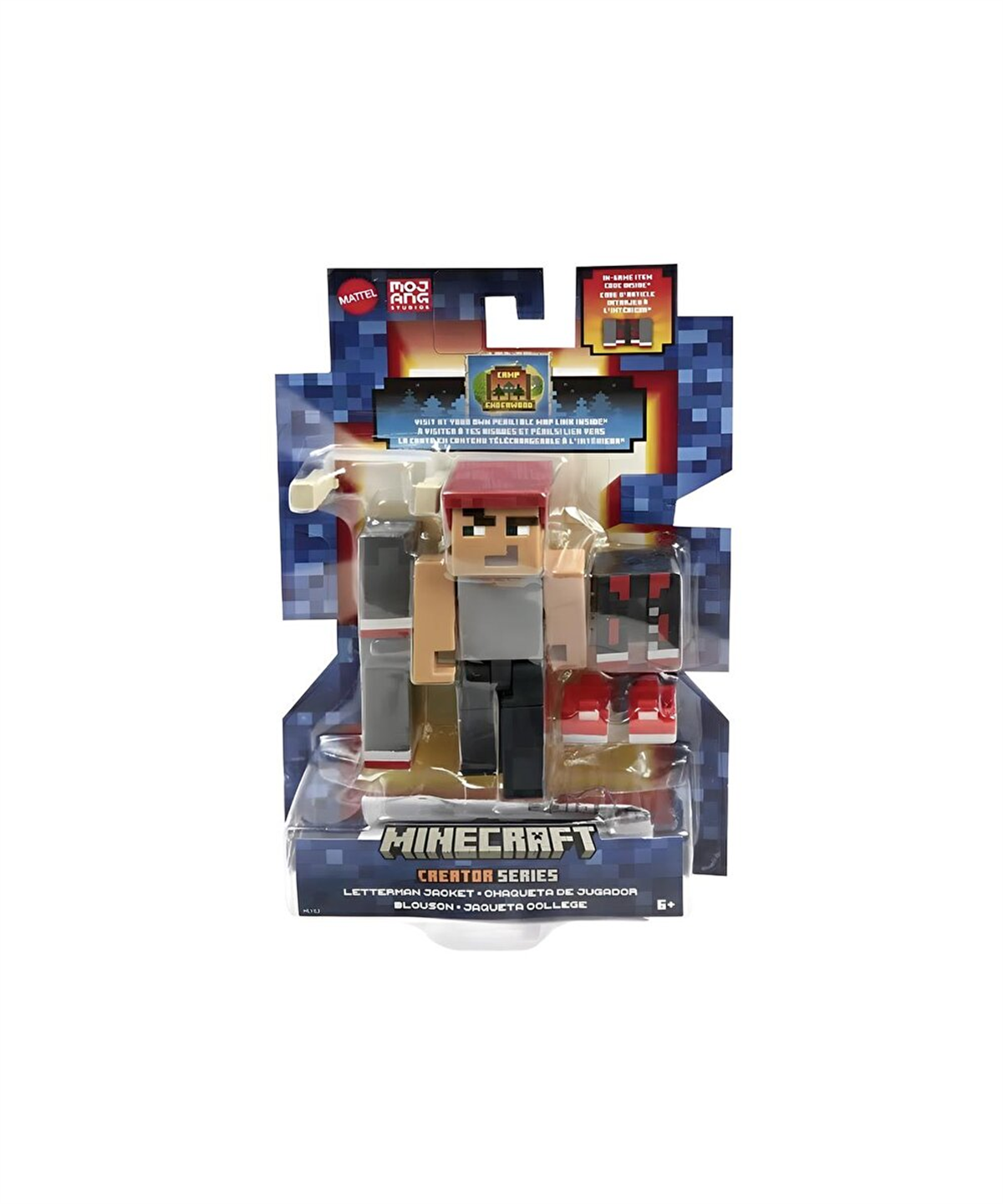 Breadcrumbut, Minecraft, Minecraft Creator Serisi Figürleri HJG74 HLY83 Letterman Jacket
