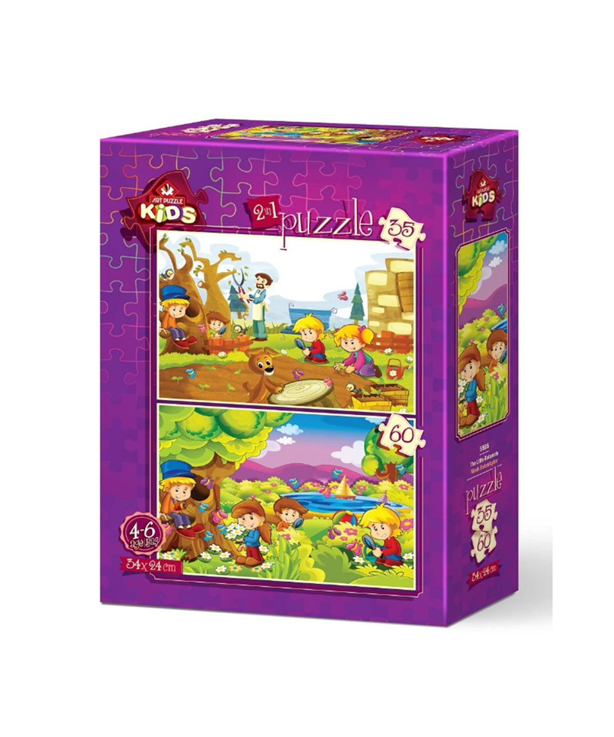 Breadcrumbut, ART PUZZLE, MİNİK BOTANİKÇİLER - 35+60 PARÇA