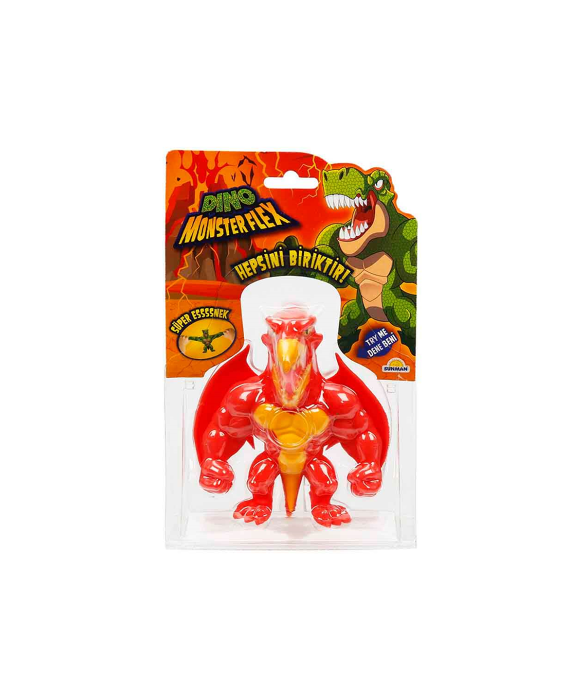 Breadcrumbut, Sunman, Monster Flex Dino Süper Esnek Figür 15 cm 11740 Pteragon