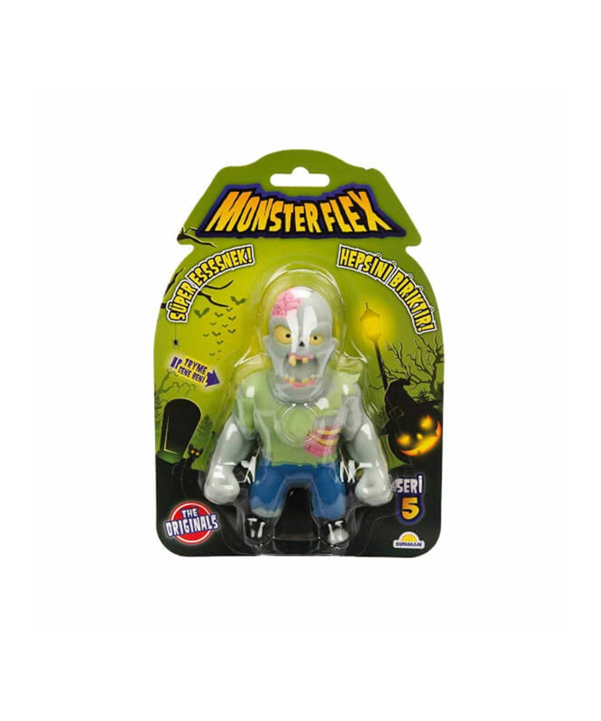 Breadcrumbut, Sunman, Monster Flex Süper Esnek Figür S5 15 cm 11726 Zombie