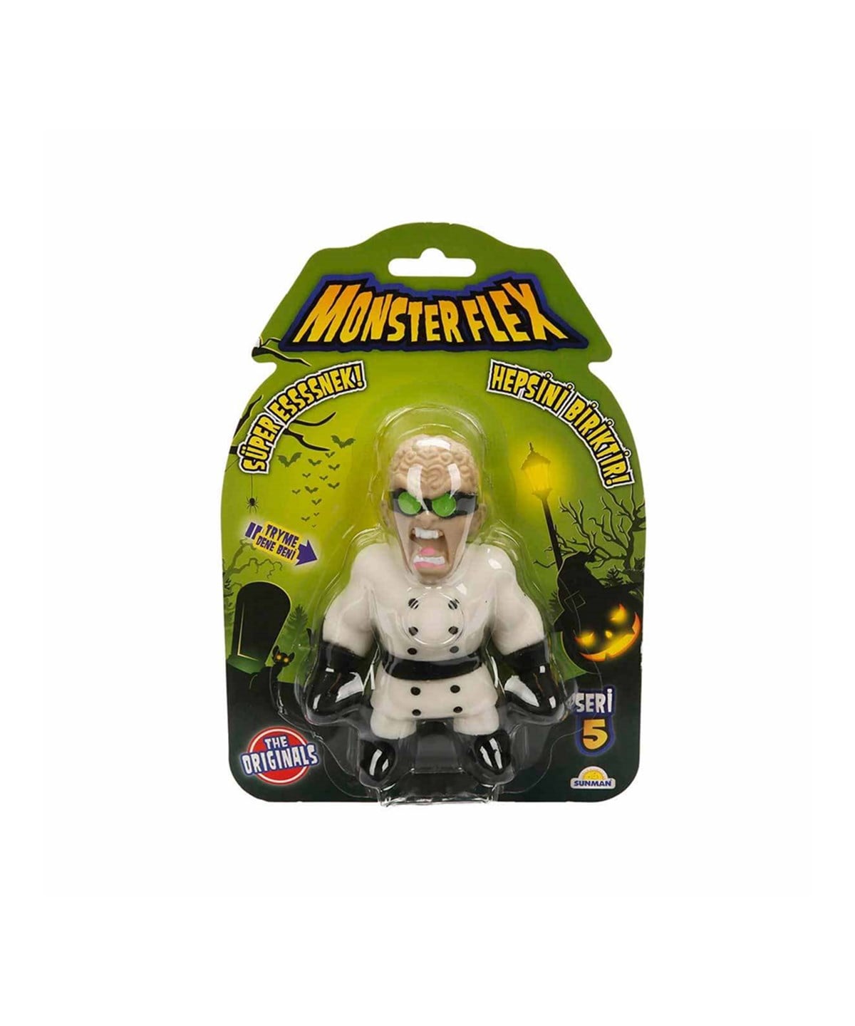 Breadcrumbut, Sunman, Monster Flex Süper Esnek Figür S5 15 cm 11726 Mad Scientist