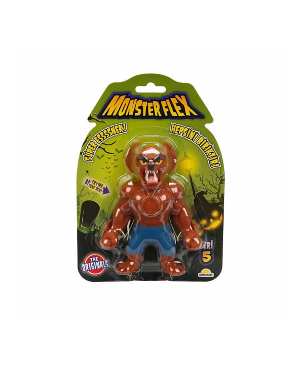 Breadcrumbut, Sunman, Monster Flex Süper Esnek Figür S5 15 cm 11726 Bat Monster