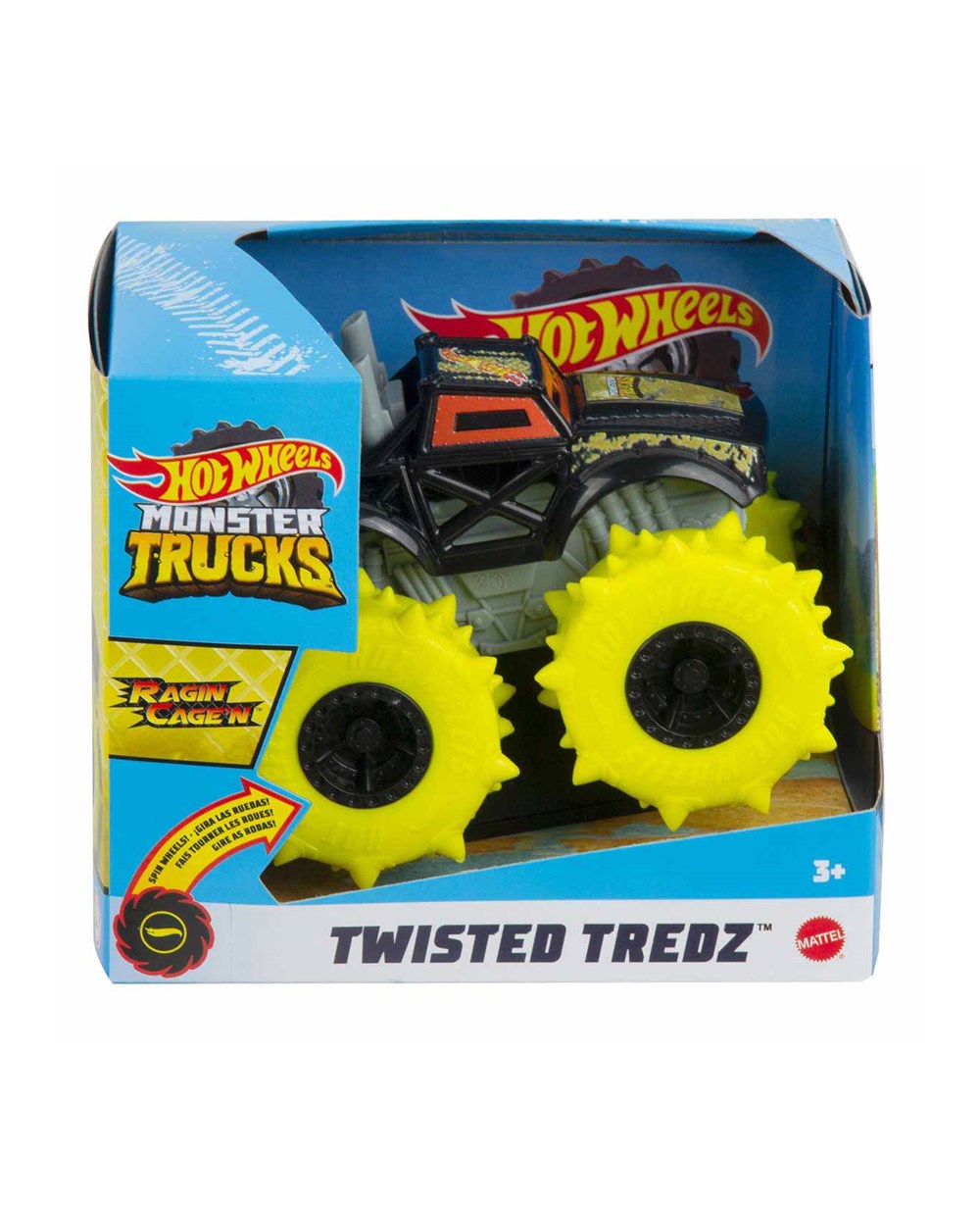 Breadcrumbut, Hot Wheels, Monster Trucks 1:43 Çek Bırak Arabalar GVK37 GVK43 Ragin Cagen