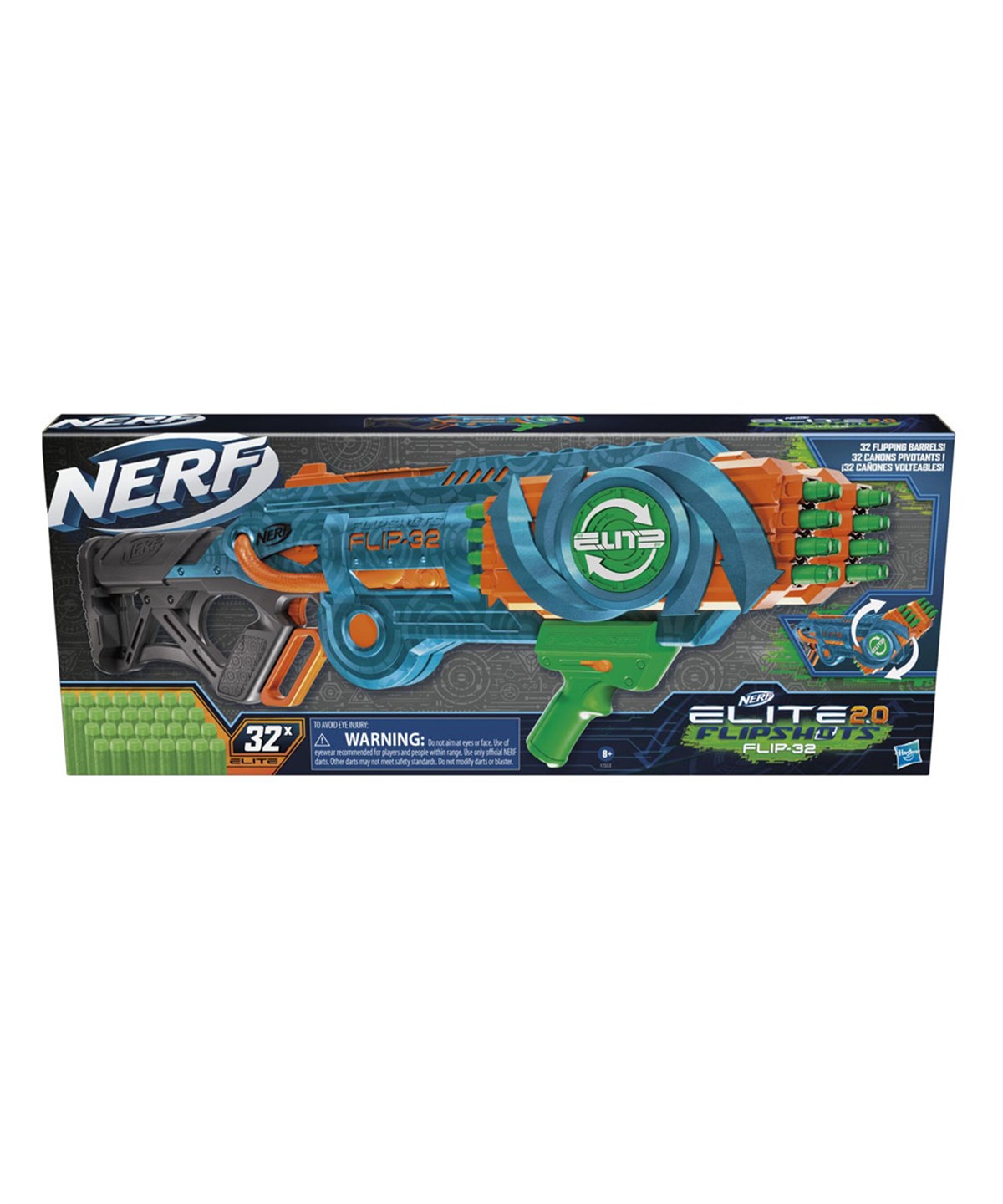Breadcrumbut, Nerf, Nerf Elite 2.0 Flip 32 F2553