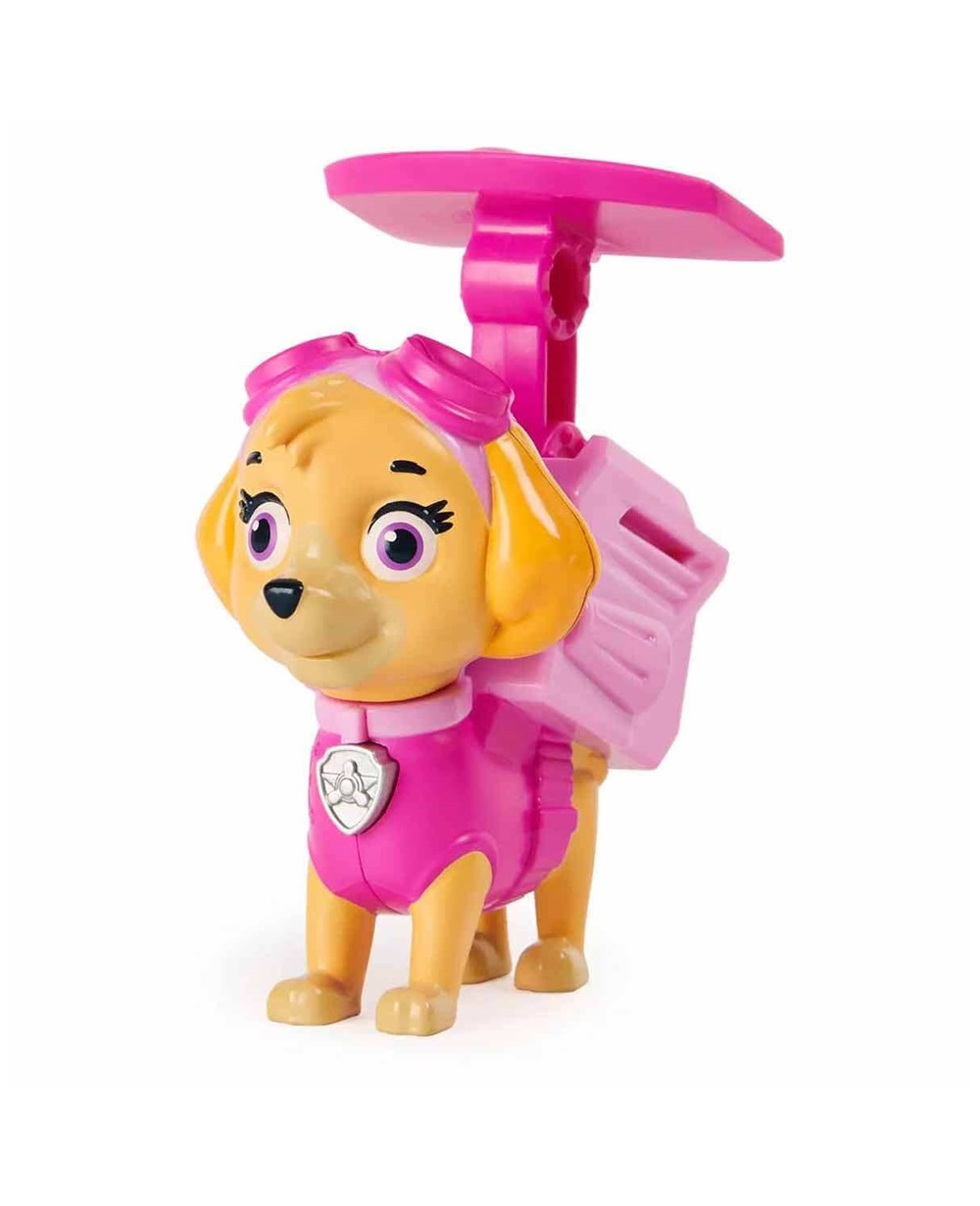 Breadcrumbut, PAW PETROL, Paw Patrol Aksiyon Paketi Yavru ve Rozet 64429 Skye