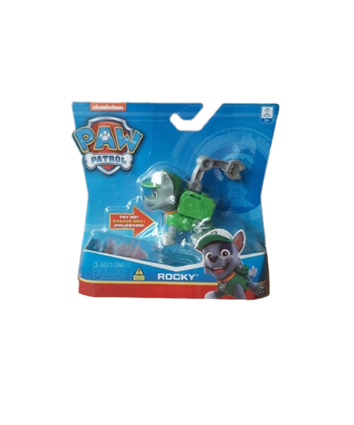 Breadcrumbut, PAW PETROL, Paw Patrol Aksiyon Paketi Yavru ve Rozet 64429 Rocky