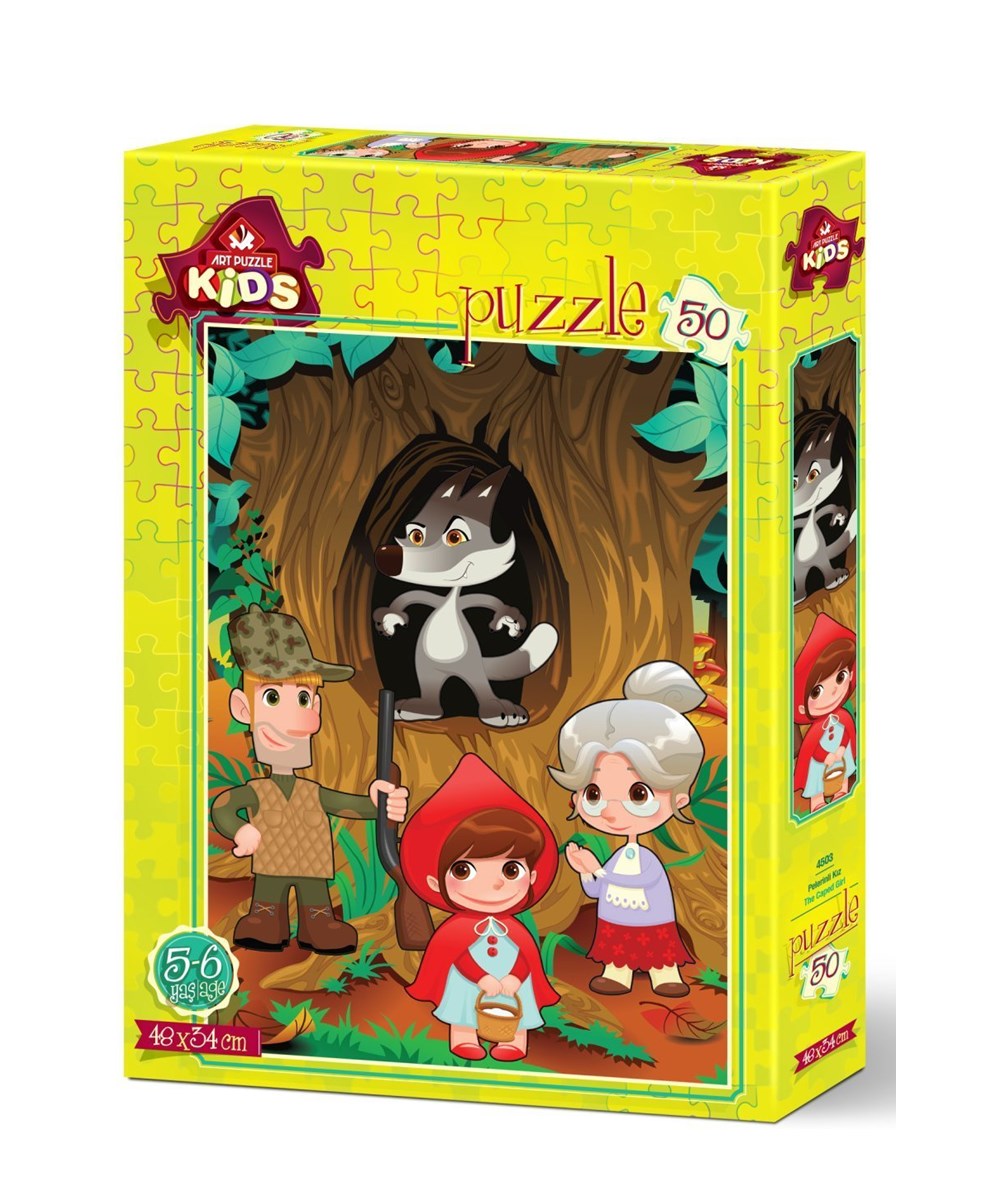 Breadcrumbut, ART PUZZLE, PELERİNLİ KIZ - 50 PARÇA