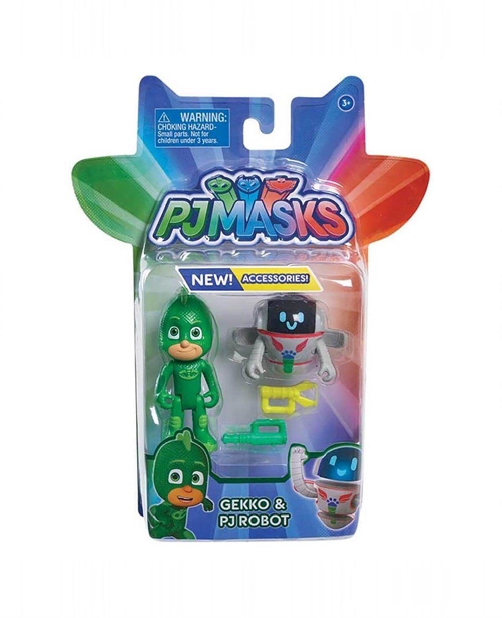 Breadcrumbut, PJMASK, PijaMaskeliler İkili Figür PJMASK PJM65B00 58045 Gekko ve PJ Robot