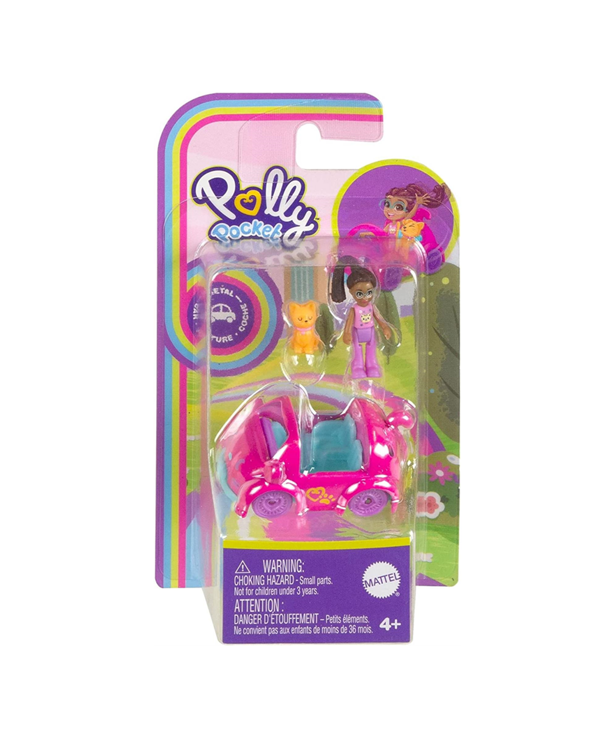 Breadcrumbut, Polly Pocket, Polly Pocket'ın Muhteşem Araçları Oyun Setleri HKV55 HMJ80 Kedi 
