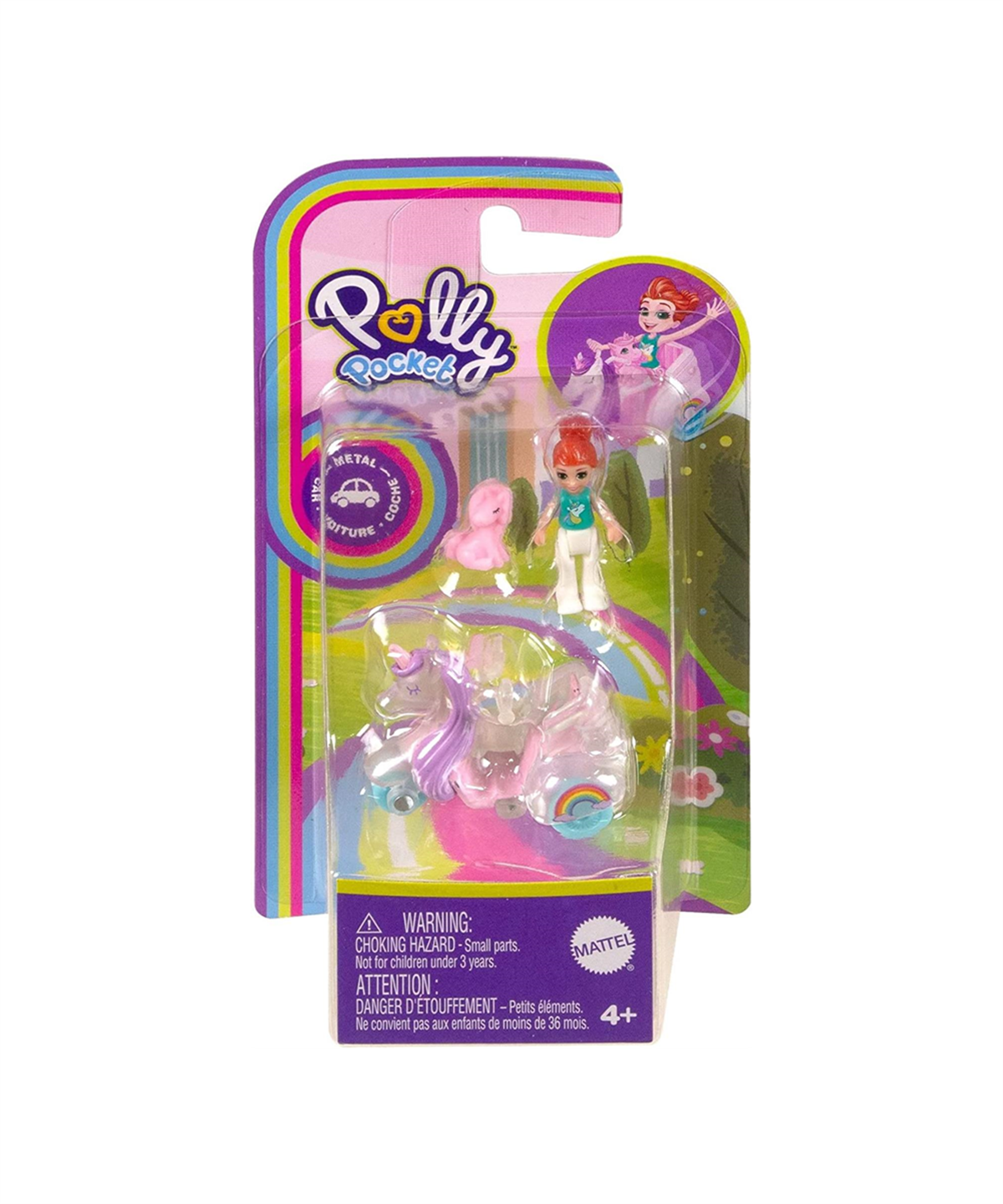 Breadcrumbut, Polly Pocket, Polly Pocket'ın Muhteşem Araçları Oyun Setleri HKV55 HMJ81 Unicorn