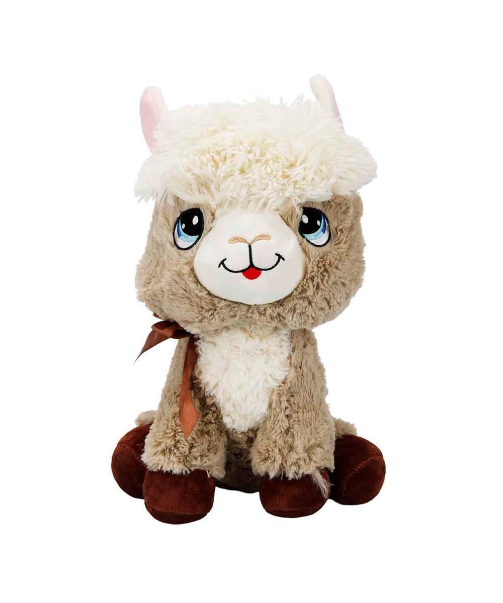 Breadcrumbut, Sunman, Puffy Friends Peluş Lama 35 cm 31889 Gri