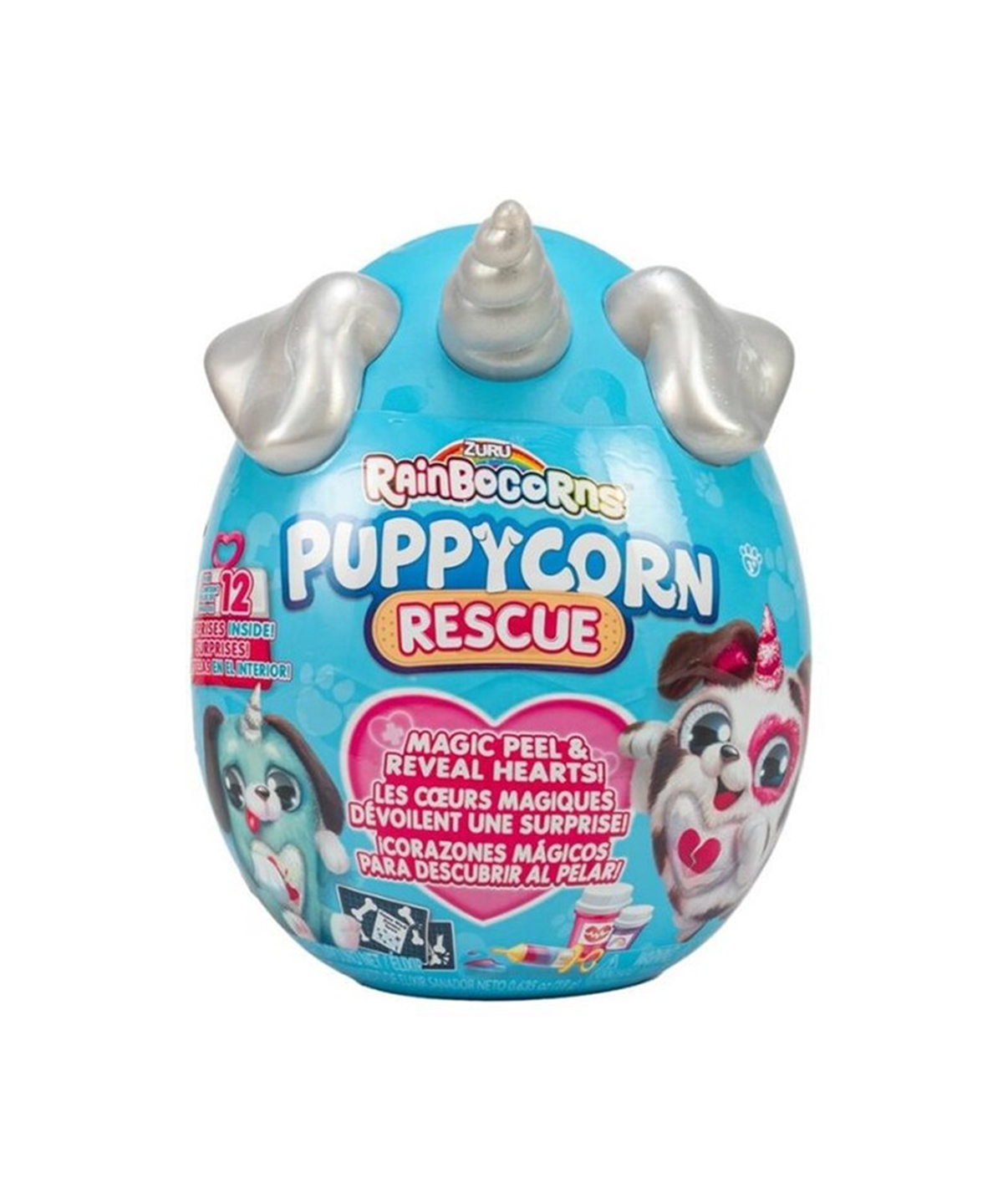 Breadcrumbut, Giochi Preziosi, Rainbocorns Puppycorn Sürpriz S5 RAR14000 Beyaz Boynuz