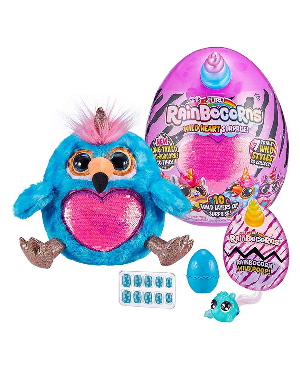 Breadcrumbut, Giochi Preziosi, Rainbocorns Wild Heart Süpriz Yumurta S3 RAR05000 - Pembe Kalp 01048