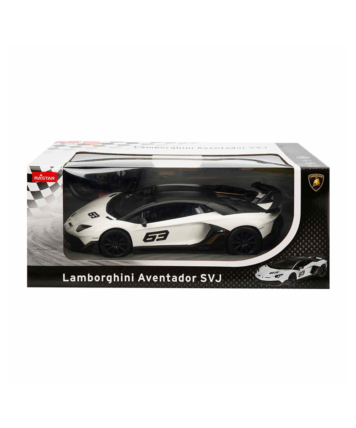 Breadcrumbut, Sunman, Rastar 1:14 Uzaktan Kumandalı Lamborghini Aventador SVJ Işıklı Araba 34 cm