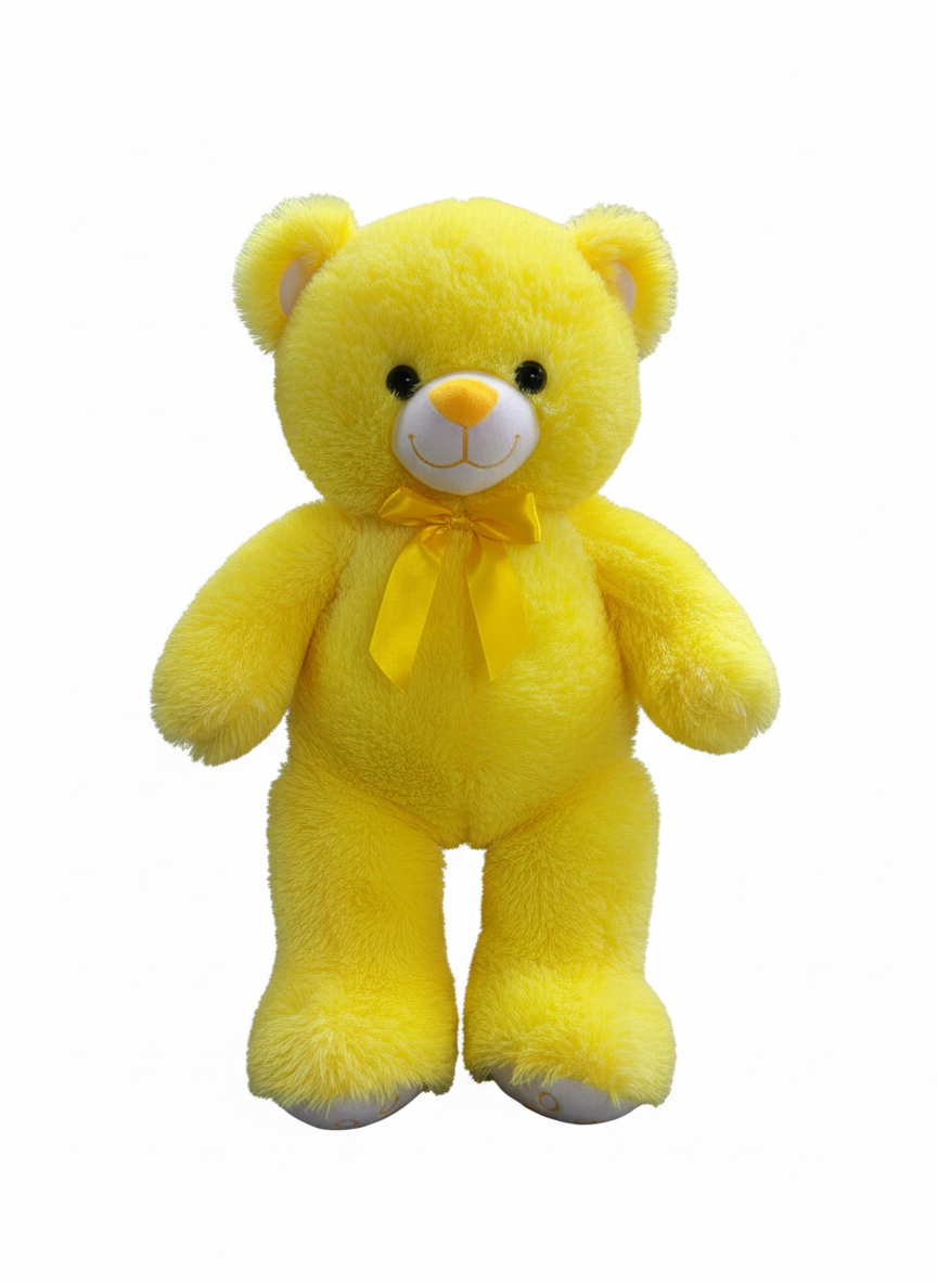 Breadcrumbut, Sunman, Renkli Peluş Ayı 50 cm Sarı