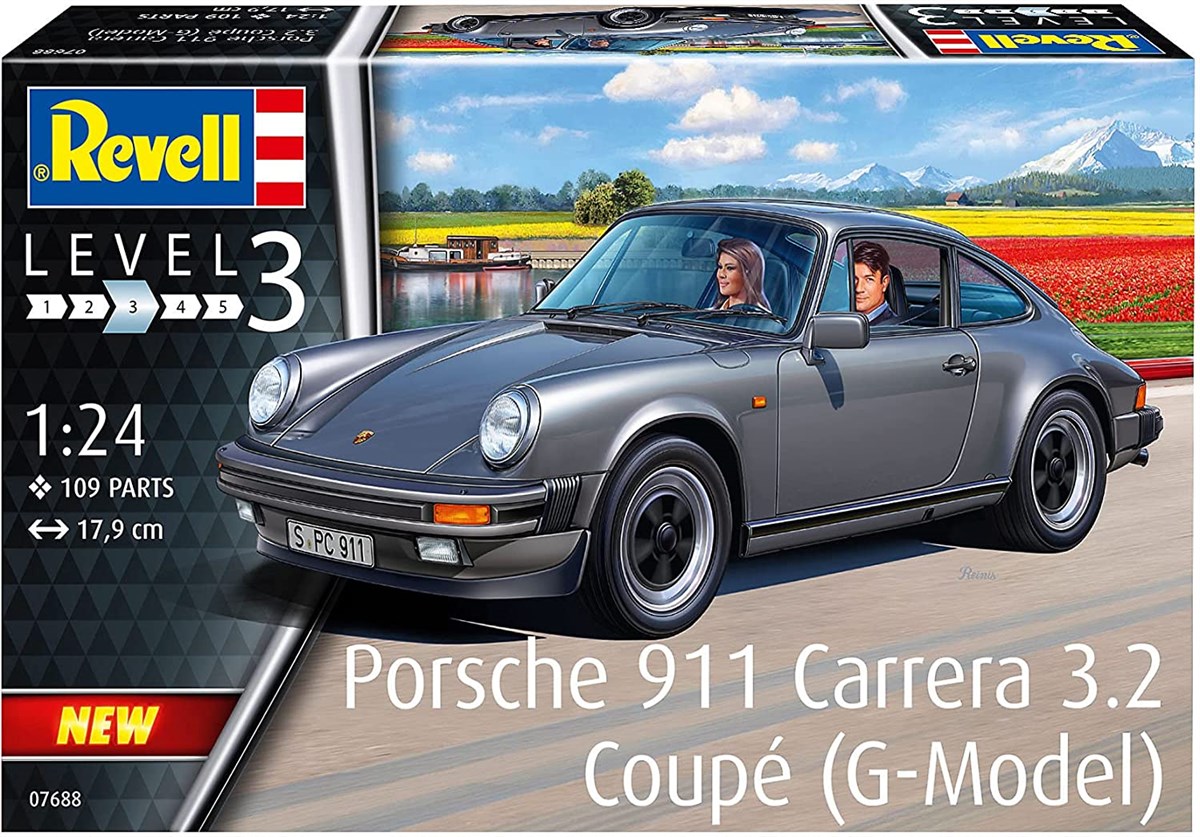 Breadcrumbut, REVELL, Revell 1:24 Model Set Araba Porsche 911 3.2 Coupe 67688