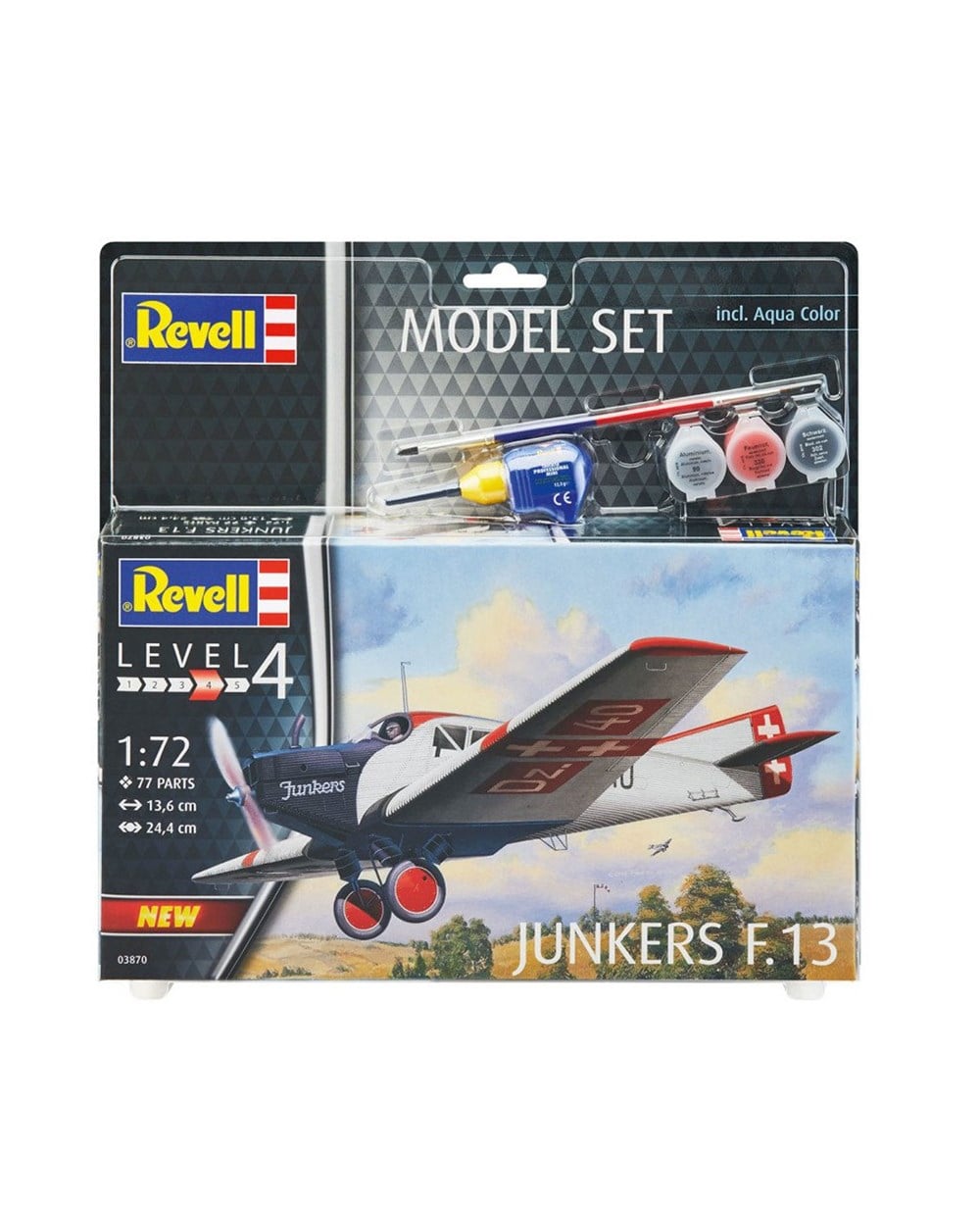 Breadcrumbut, REVELL, Revell 1:72 Junkers F13 Model Seti 63870