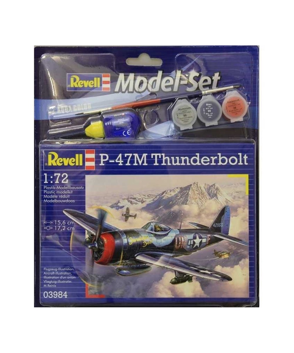 Breadcrumbut, REVELL, Revell 1:72 P-47m Thunderbolt Maket Model Set 63984