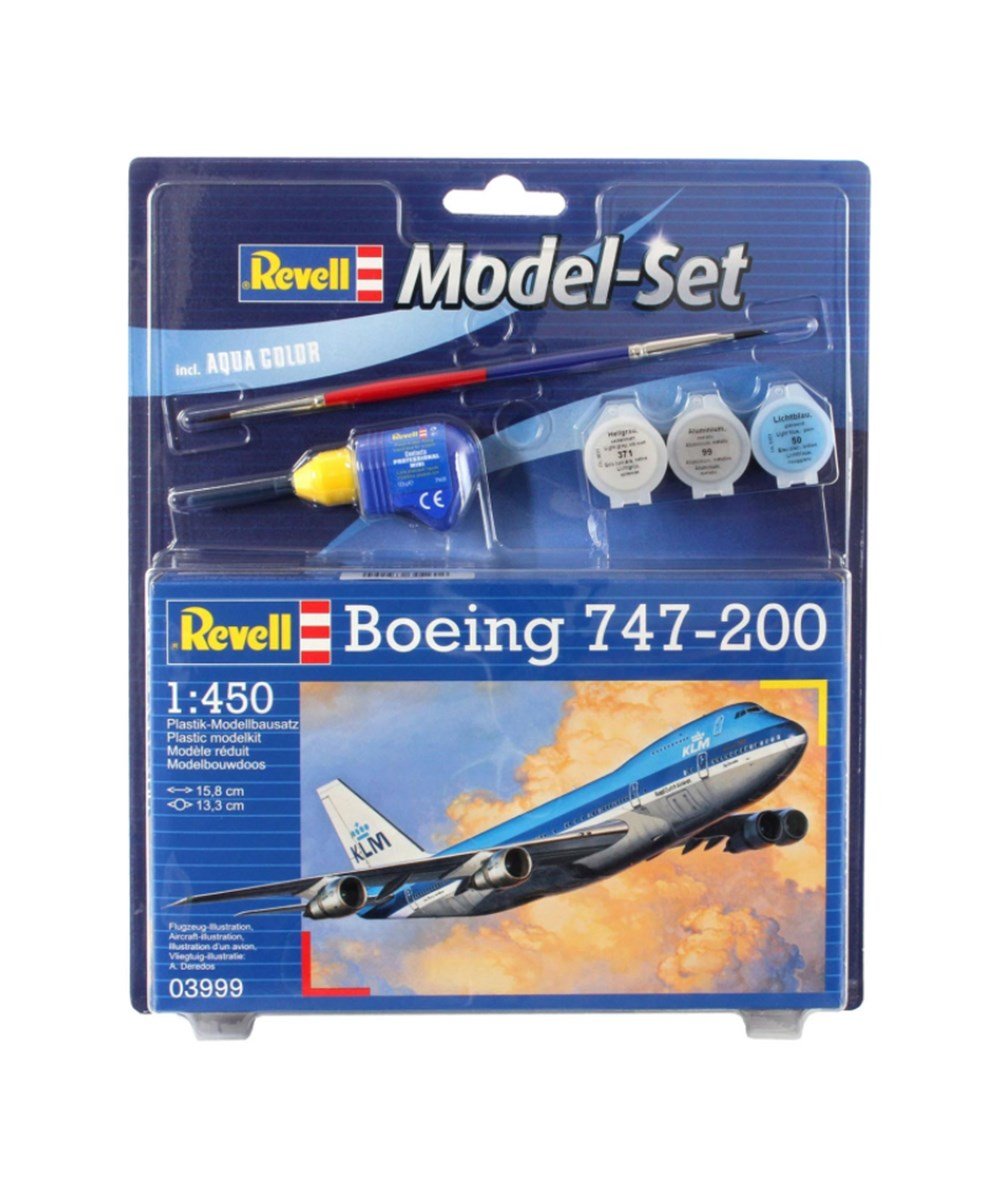 Breadcrumbut, REVELL, Revell Model Set Boeing 747-200 1:450 63999 Level-3