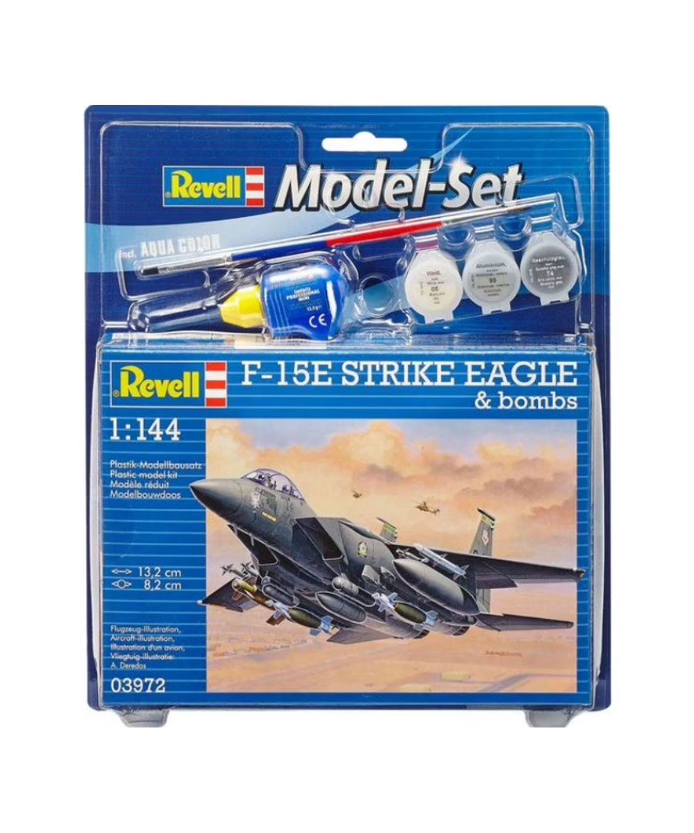 Breadcrumbut, REVELL, Revell Model Set F-15E Strike Eagle 1/72 Maket 63972