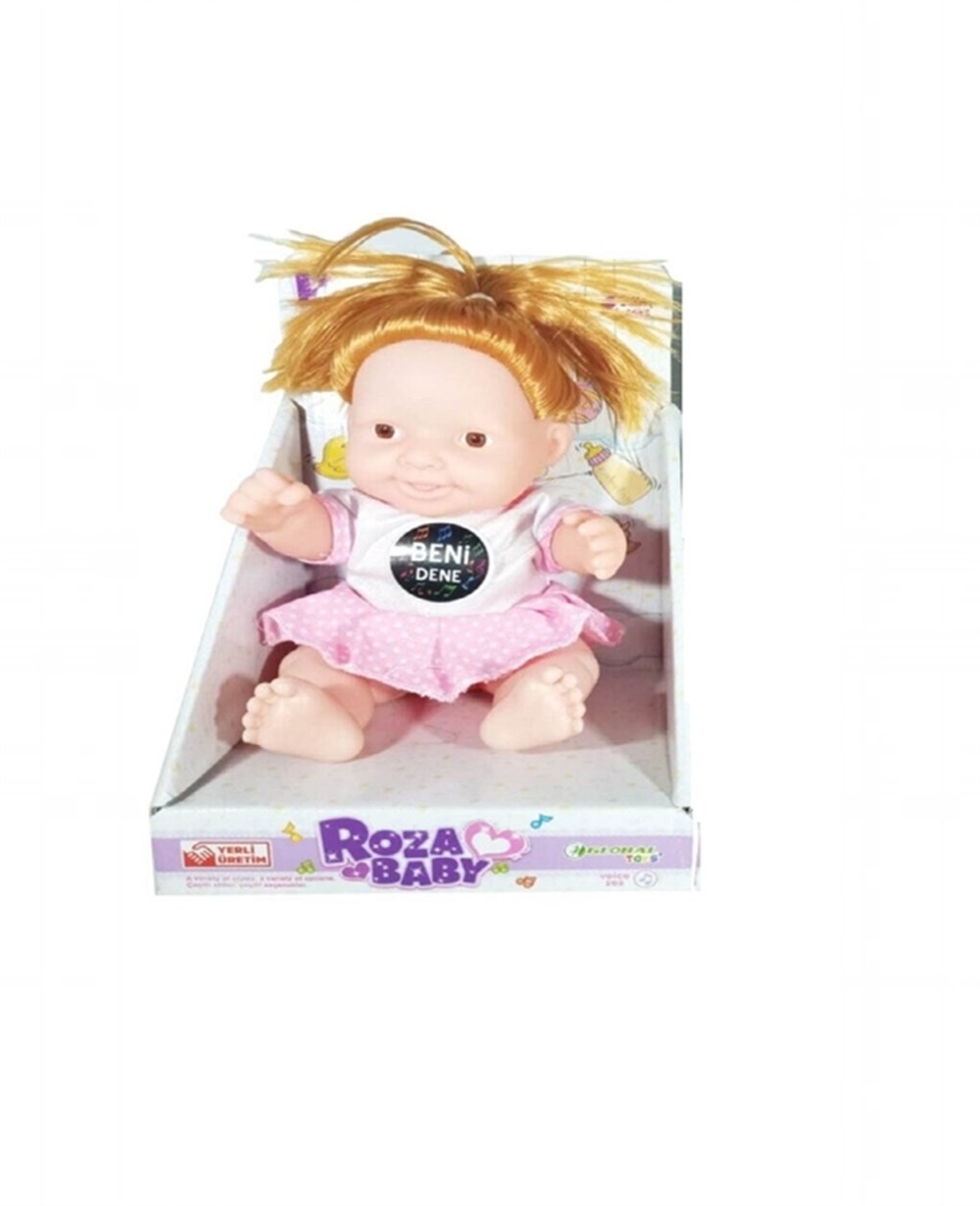 Breadcrumbut, Global Toys, Roza Baby Sesli 00453 Sarı Saçlı