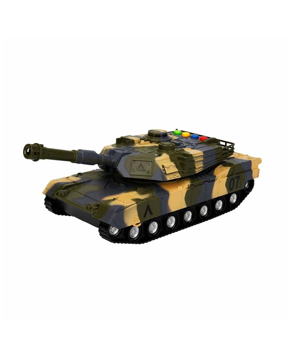 Breadcrumbut, Sunman, Sesli ve Işıklı Askeri Tank 27 cm 27073 Yeşil