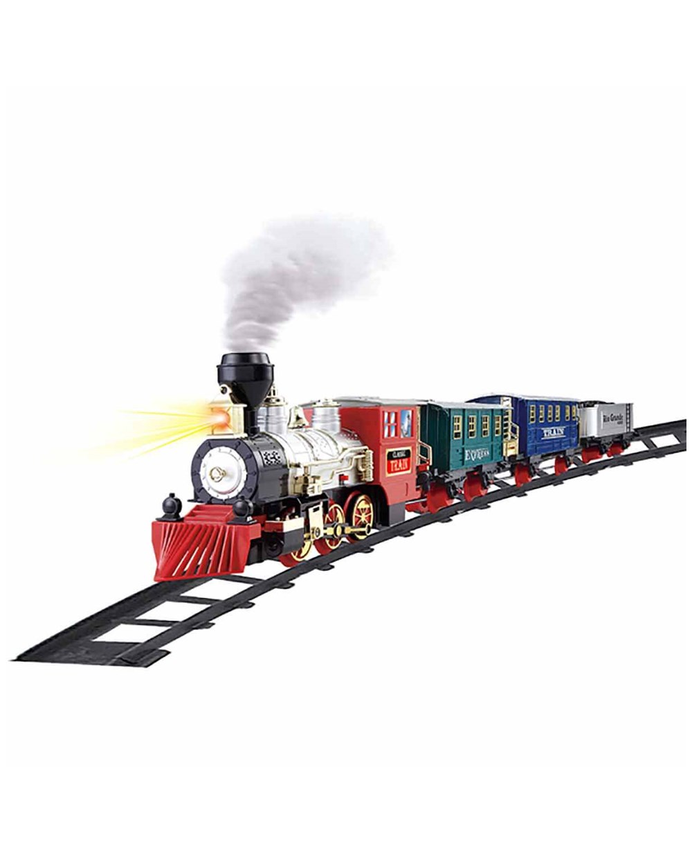 Breadcrumbut, Sunman, Sesli ve Işıklı Klasik Tren Seti 16 Parça