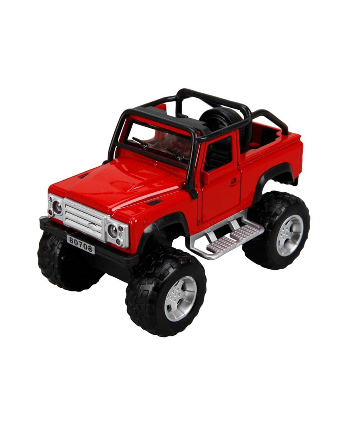 Breadcrumbut, Sunman, Sesli ve Işıklı Safari Jeep 13 cm. 08737 Üstü Açık Kırmızı
