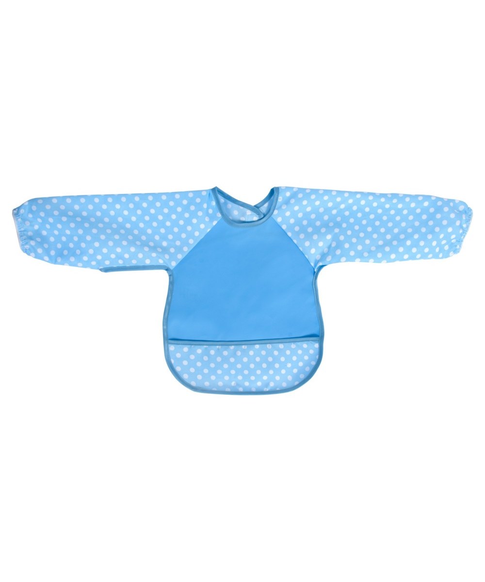 Breadcrumbut, SEVİ BEBE, Sevi Bebe Eko Kollu Önlük 00547 Mavi