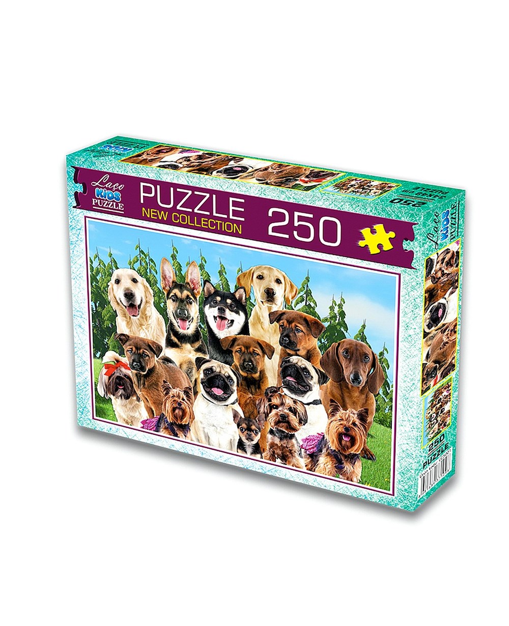 Breadcrumbut, Laço Kids, Sevimli Köpekler Puzzle 100 Parça Çocuk Yapboz