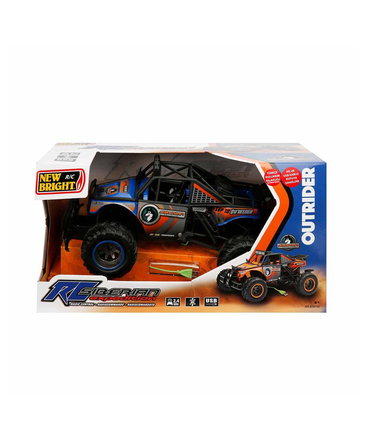 Breadcrumbut, Sunman, Siberian Expedition Outrider Uzaktan Kumandalı Araba 40 cm 10739 Mavi