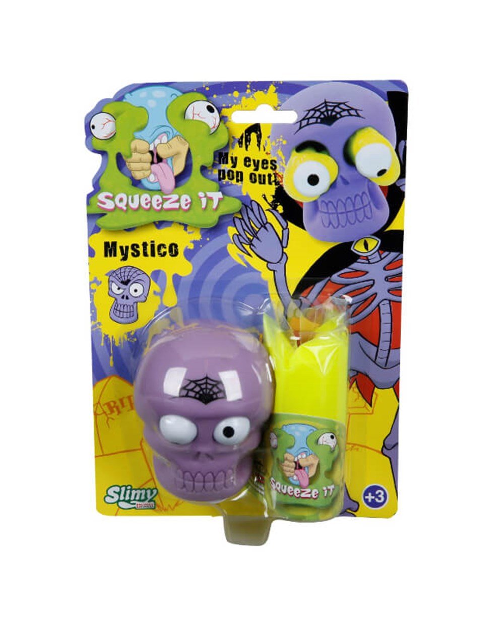 Breadcrumbut, Slimy, Slimy Çılgın Vıcıklar Fışkıran Kafalar Squeeze It Heads 33755 Mystico