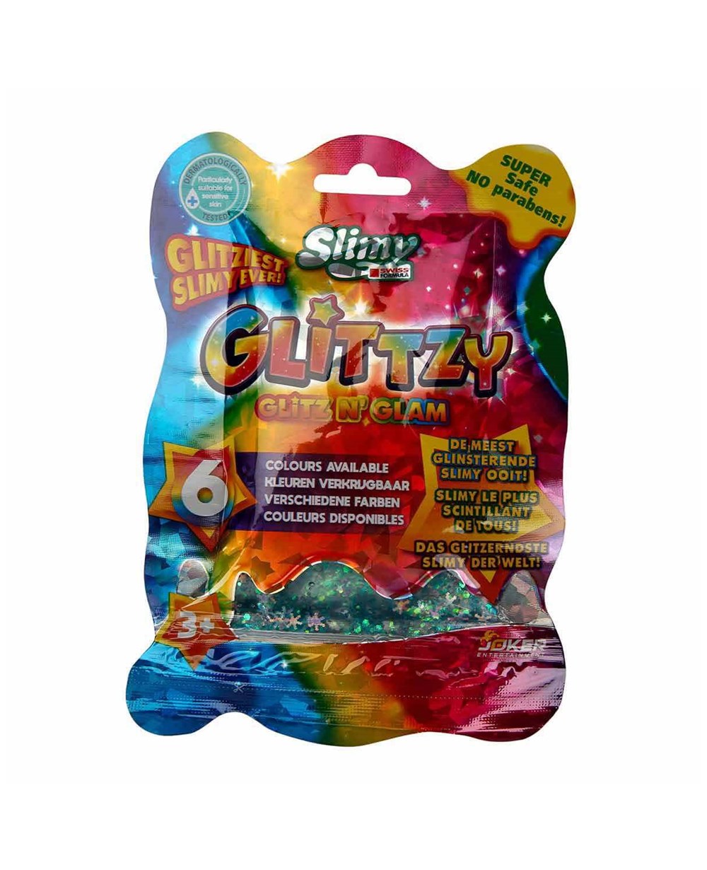 Breadcrumbut, Slimy, Slimy Glitzy Slime 90 gr. - Mavi 40254