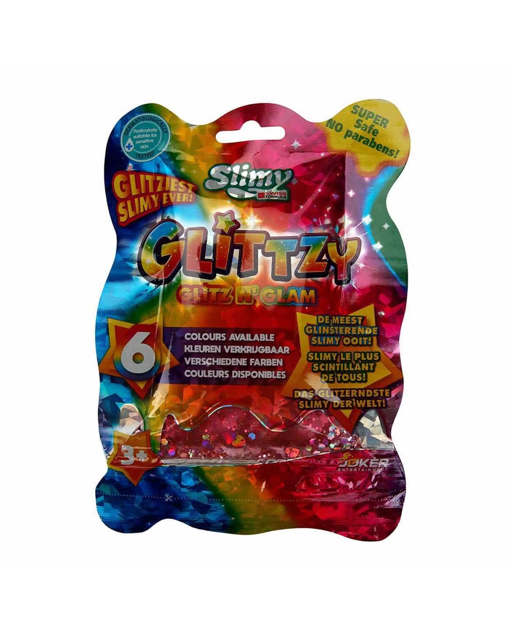 Breadcrumbut, Slimy, Slimy Glitzy Slime 90 gr. - Pembe 40254