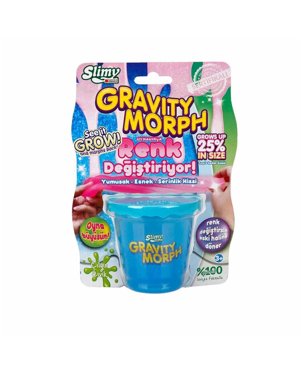 Breadcrumbut, Slimy, Slimy Gravity Morph Renk Değiştiren Slime 160 gr. - Mavi