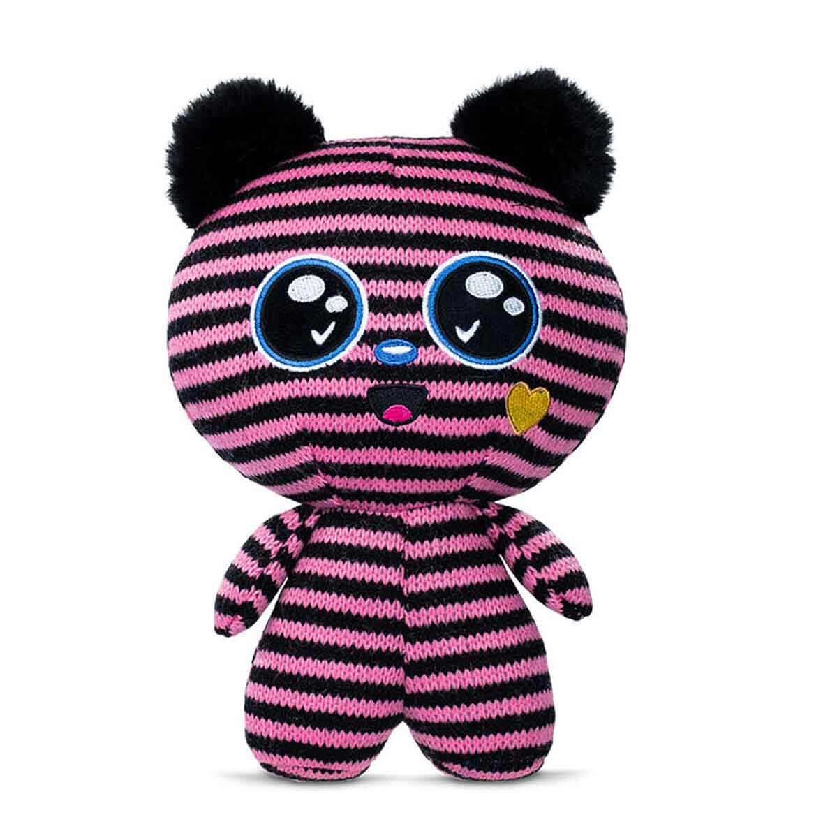 Breadcrumbut, Sunman, Threadz Threadz Peluş 18 cm 00821 Pembe-Siyah Çizgili