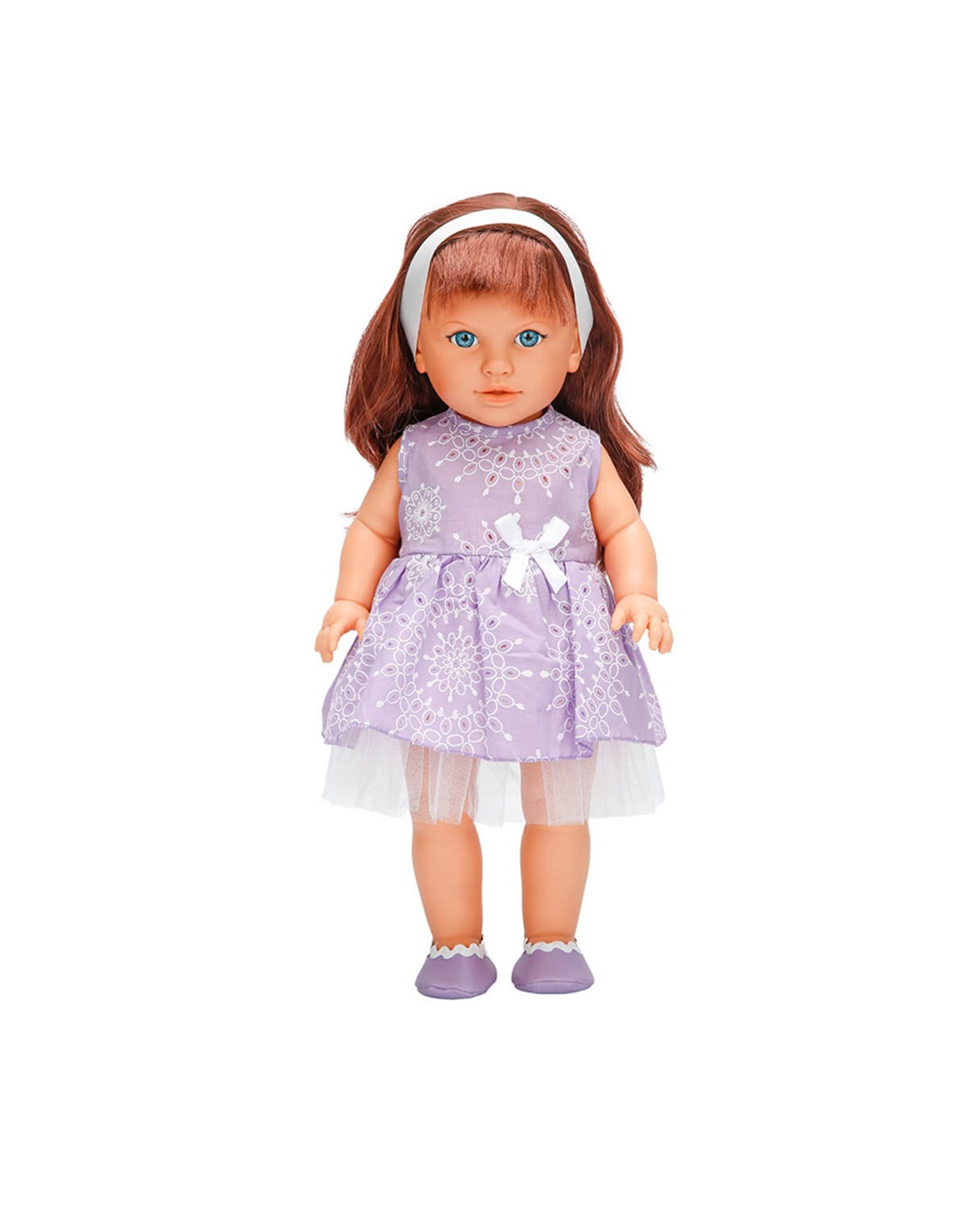 Breadcrumbut, Sunman, Tina Party Bebek 45 cm 34231 Mor Elbiseli