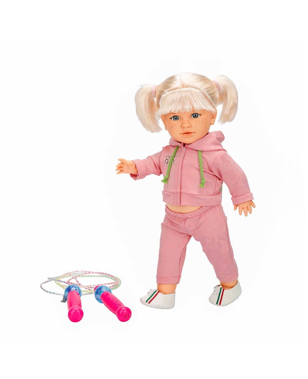 Breadcrumbut, Sunman, Tina Sporty Bebek 45 cm 26243 Açık Pembe Eşofmanlı