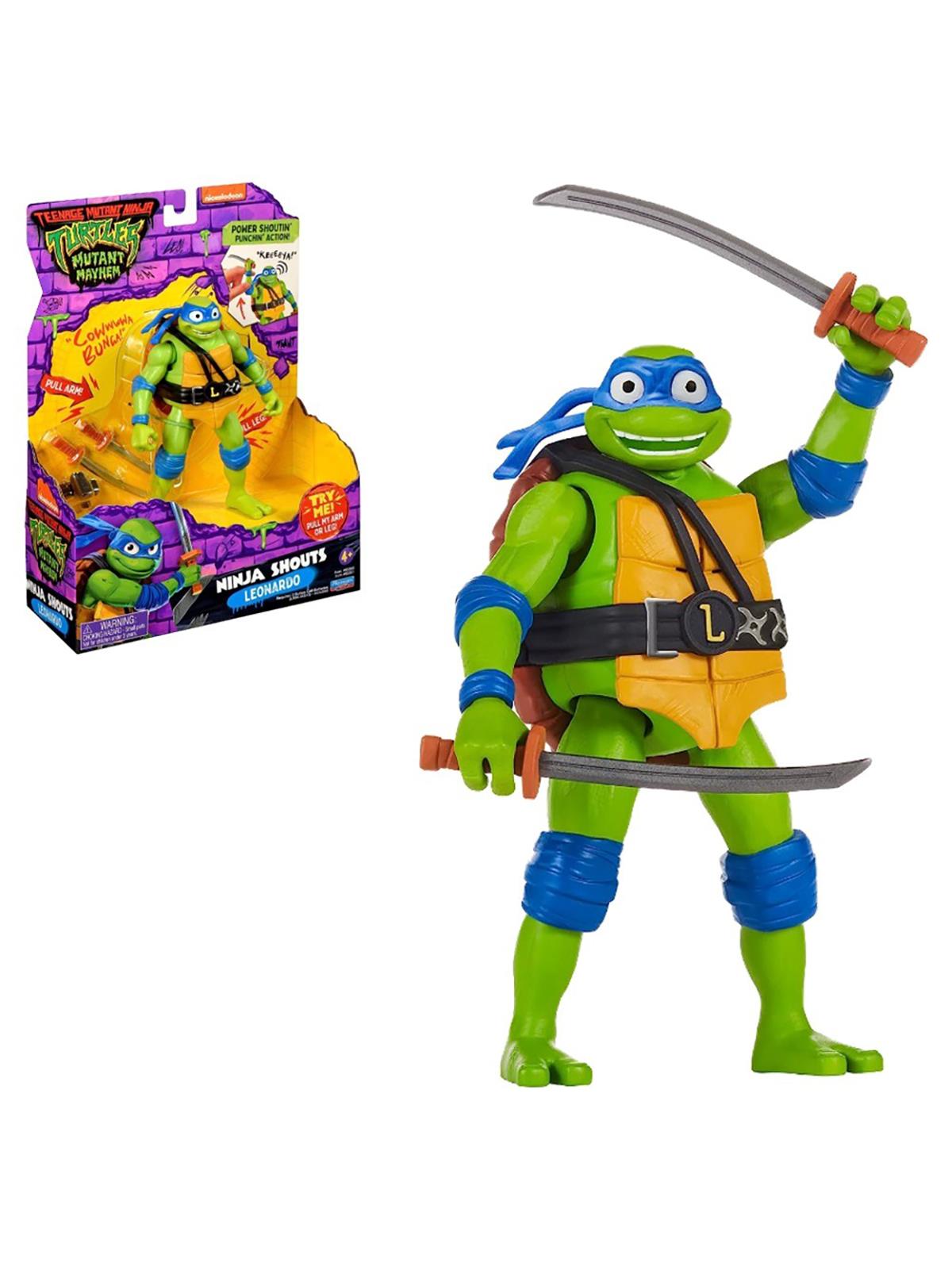 Breadcrumbut, Ninja Turtles, TMNT Ninja Turtles Delüks Aksiyon Figürler TU800000 Leonardo