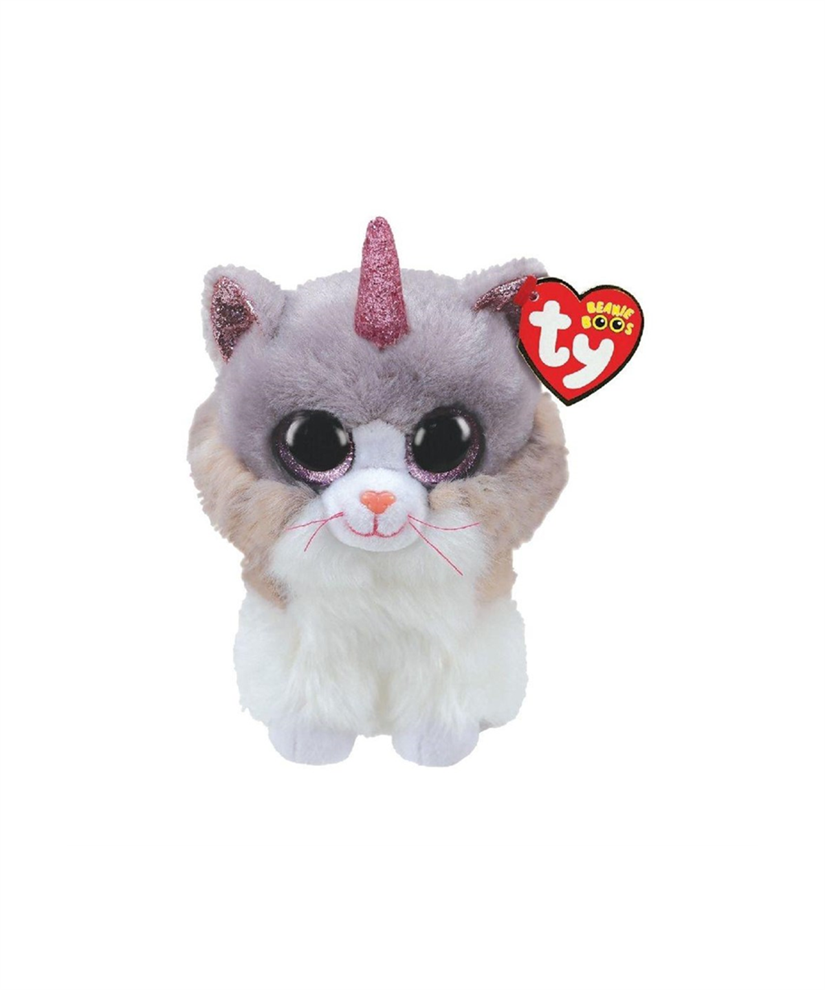 Breadcrumbut, TY, Ty Beanie Boos Asher Boynuzlu Kedi 15 cm