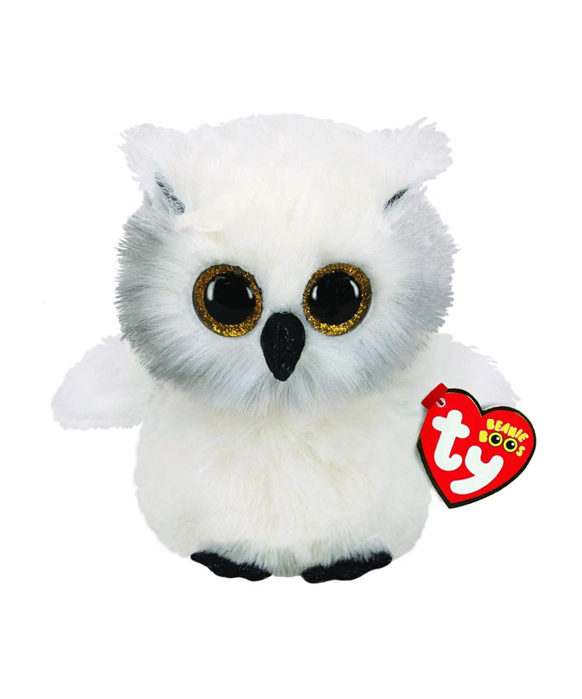 Breadcrumbut, TY, Ty Beanie Boos Snowy Beyaz Baykuş Peluş 15 cm