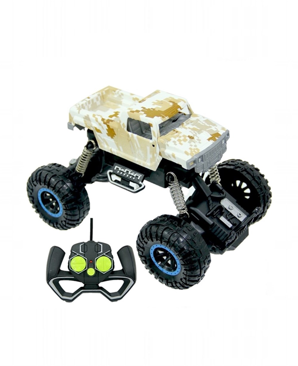 Breadcrumbut, CANEM OYUNCAK, Uzaktan Kumandalı Crazy Speed Truck 1:18 71676 Kahve Piksel