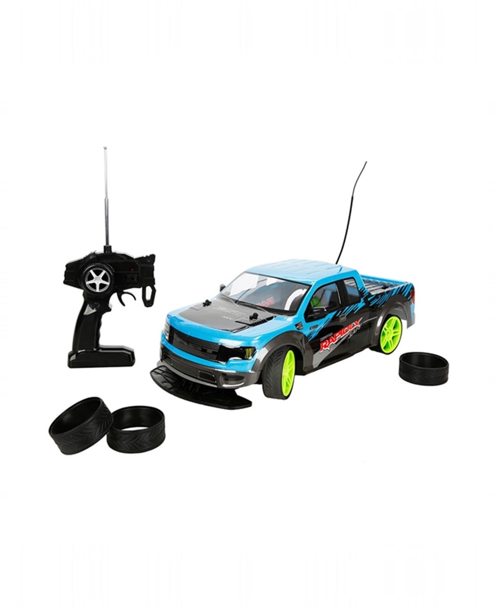 Breadcrumbut, Sunman, Uzaktan Kumandalı Drift Function Araba 1:10 13571 Mavi