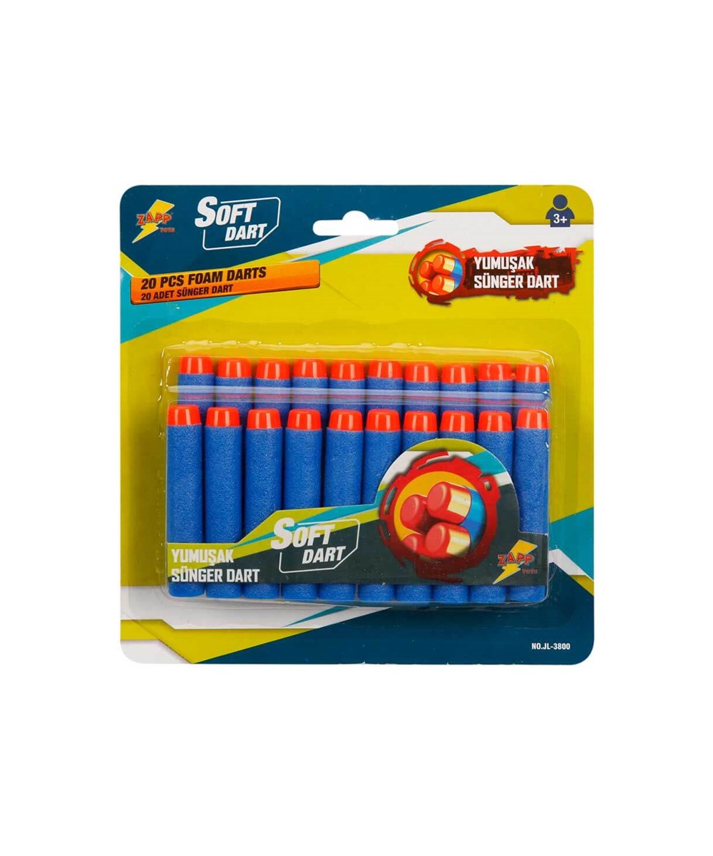 Breadcrumbut, Sunman, Zapp 20'li Yedek Mermi Sünger Dart