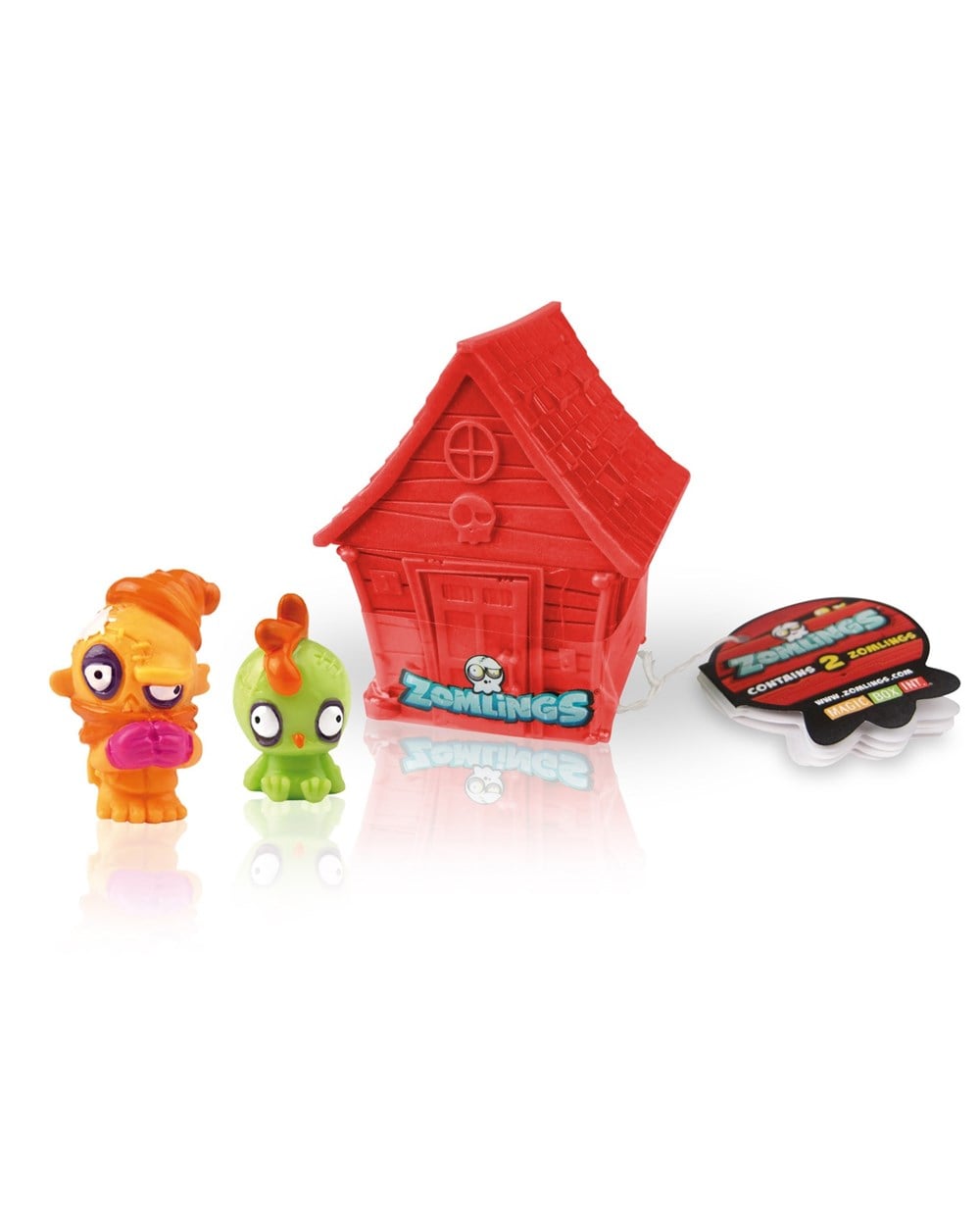 Breadcrumbut, Zomlings, Zomlings İkili Figür ve Ev Seri 1 03022 Kırmızı