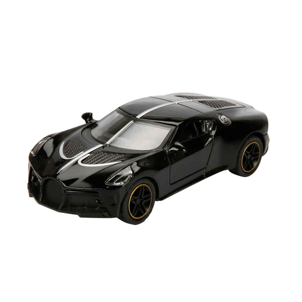 Çek-Bırak ve Sürmeli Arabalar, Sunman, 1:43 Maxx Wheels Yarış Arabası 10 cm 39137 Siyah