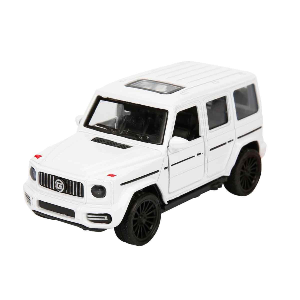 Çek-Bırak ve Sürmeli Arabalar, Sunman, 1:43 Maxx Wheels Premium Suv Araba 10 cm 39151 Beyaz