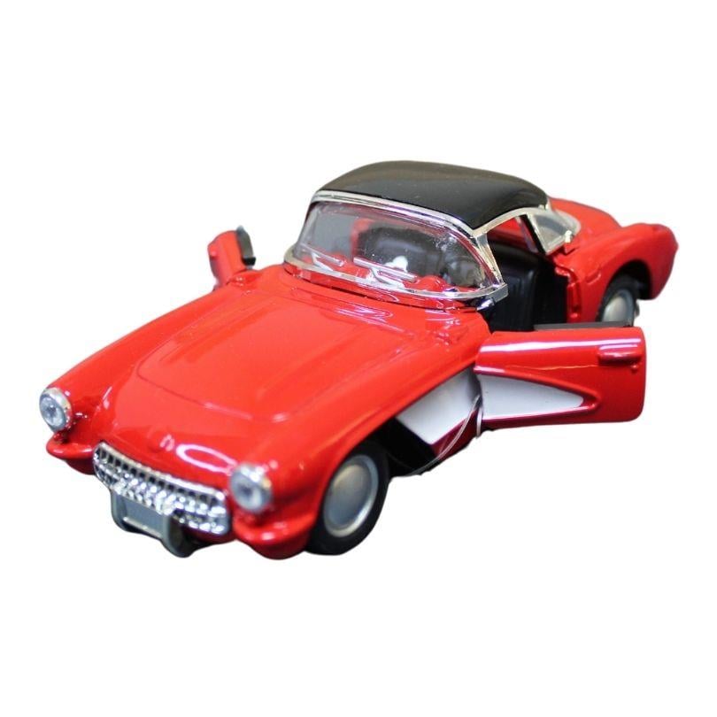 Çek-Bırak ve Sürmeli Arabalar, Ceren, CTOY 1:32 Çek Bırak Klasik Otomobil 66828 Kırmızı