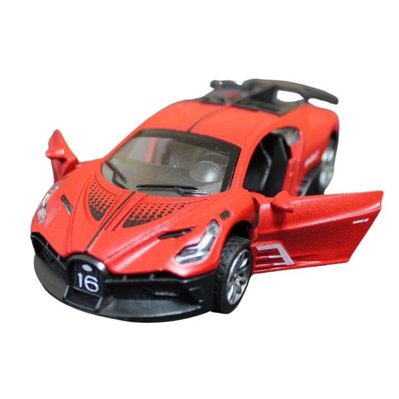 Çek-Bırak ve Sürmeli Arabalar, Ceren, CTOY 1:32 Çek Bırak Kapıları Açılabilen Bugo 73314 Kırmızı